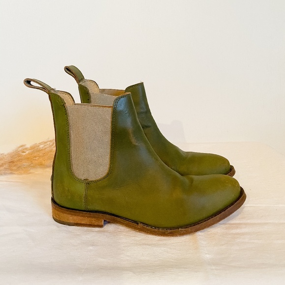 Free People Shoes - Free People x Farylrobin Chelsea Boots - Olive, 7